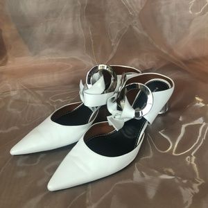 PROENZA SCHOULER Grommet Block Heel Mules